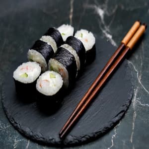 Маки с креветкой
