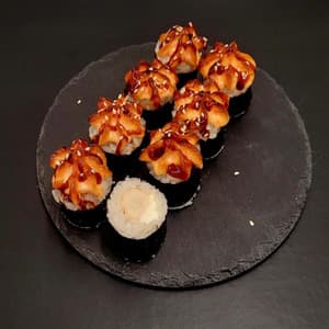 МАКИ С КРЕВЕТКОЙ ЗАПЕЧЁННЫЕ