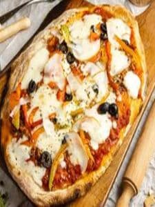 Римская пицца "Пьемонтезе с сыром скаморца" / Pizza Romana "Piemontose scamorza "