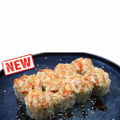 Запеченный с креветкой