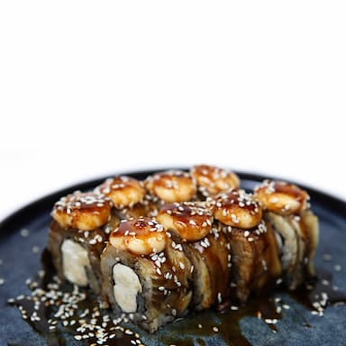 Запеченный ролл Филадельфия с угрем