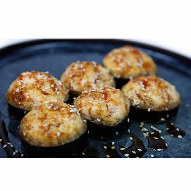 Запеченный ролл с креветкой и крабом