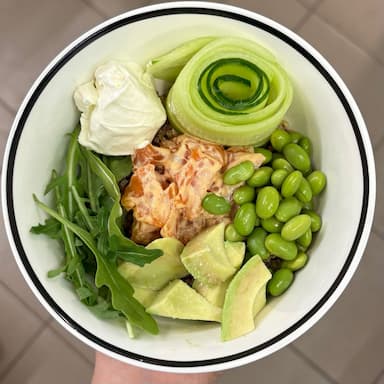 Боул с лососем