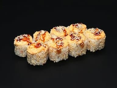 Запеченные роллы с курицей