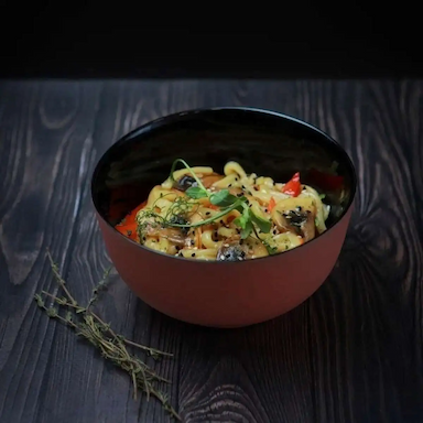 Wok овощи и грибы