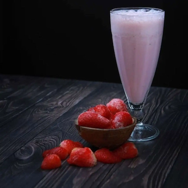 Молочный коктейль "Клубника"