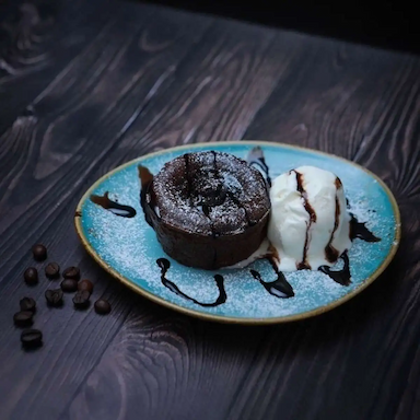 Шоколадный фондан